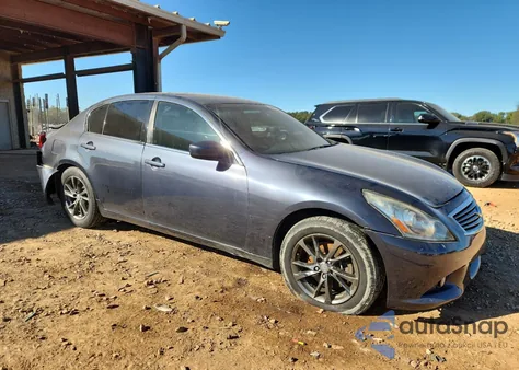 2009 Infiniti G37 z USA, uszkodzony, nr VIN JNKCV61F39M353373